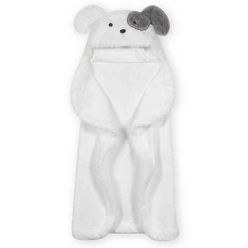 Gerber® Just Born® Puppy Hooded Towel in WhiteGerber® Just Born® Puppy Hooded Towel in White