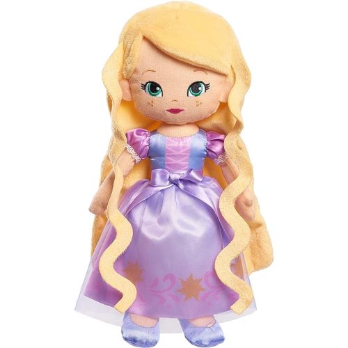 Disney Princess So Sweet Princess Rapunzel, 12.5 Inch Plushie with Blonde Hair, Tangled, Kids Toys for Ages 3 Up by Just Play