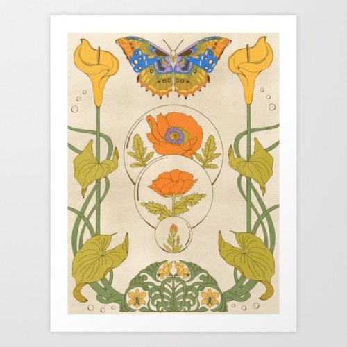 Society6 Nouveau Art Print