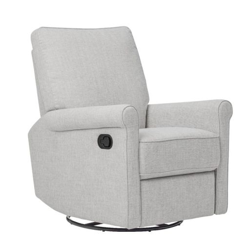 Il Tutto Millie Recliner Glider Chair Pure Grey | Glider Chairs & Ottomans | Baby Bunting AU