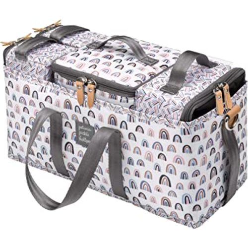 Petunia Pickle Bottom Inter-Mix Deluxe Kit | 3-in-1 Grid Caddy Organizer w/Lightweight Packing Cubes | Keep Everything Organized in Diaper Bag, Stroller, or Nursery - Unity