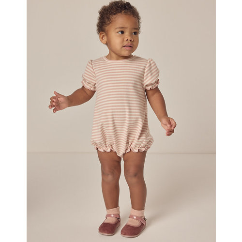 Organic Cotton Striped Frill Romper (0–3 months) | Baby Clothing | The White Company US