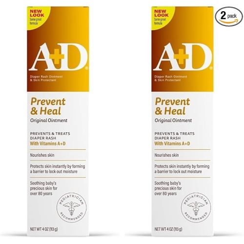 A+D Original Ointment, 4 Ounce (Pack of 2)