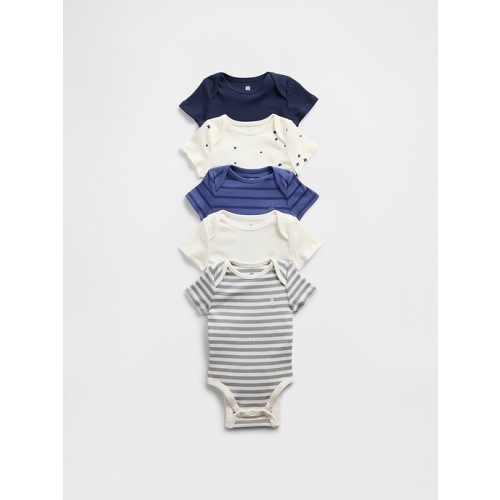 Baby First Favorites TinyRib Bodysuit (5-Pack)