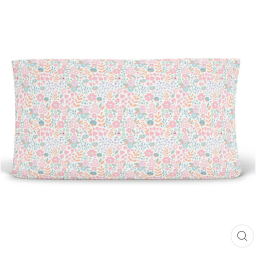 Willow's Whimsy Floral Changing Pad Cover
