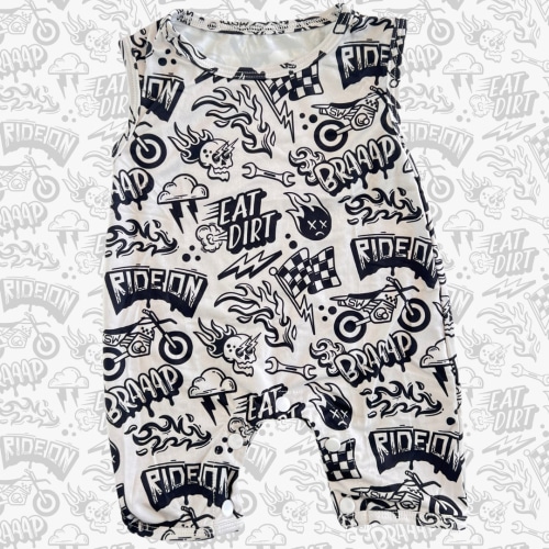 Eat Dirt Tank Top Romper - Ready To Ship