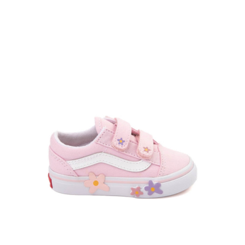 Vans Old Skool V Skate Shoe - Baby / Toddler - Pink / Floral | Journeys