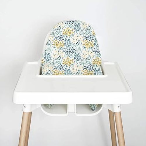 Highchair Cushion Cover for Inflatable Cushion, Compatible for IKEA Antilop Highchair, High Chair Accessories Stain-Proof and Wipeable Cushion Cover (Cushion NOT Included)(Inthemeadow)
