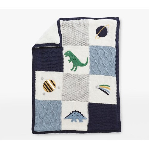 Dino Heirloom Baby Blanket