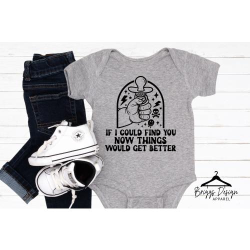 Emo Baby Bodysuit: Pop-Punk Nostalgia Outfit for Alt Parents