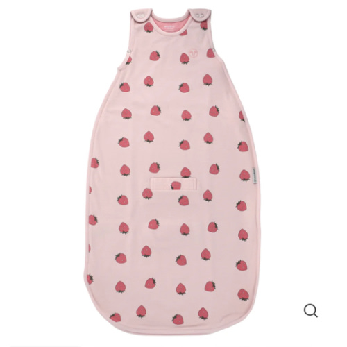 4 Season® Ultimate Baby Sleep Bag, Merino Wool & Organic Cotton, Strawberry