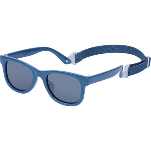 COCOSAND Baby Sunglasses with Strap Polarized Flexible Square UV400 for Infant Toddler Boys Girls Age 0-24 Months