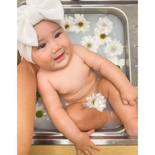 BIG BOW TURBAN - WHITE
