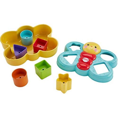 Fisher Price Shape Matching Buddy Butterfly 6 Blocks CDC22