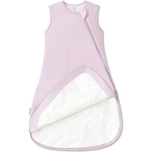 6month +Supersoft Sleep Sack 1.0 TOG, Premium Bamboo Viscose Baby Sleeping Bag 2-Way Zipper Sleep Sack Baby Wearable Blanket