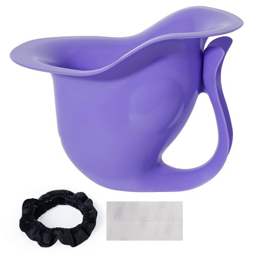 Newborn Baby Potty- the Diaper-Free Solution for Indoor & Outdoor Elimination Communication; Cute Fish Design (Purple)