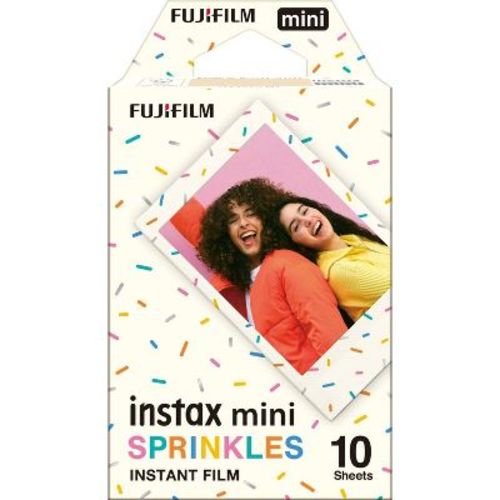 Fujifilm Instax Mini Birthday Sprinkles Instant Film - 10ct: ISO 800, 10 Exposures