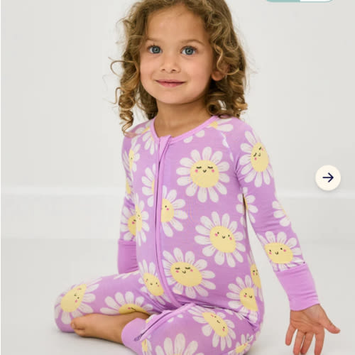 Flower Power Zippy - Little Sleepies