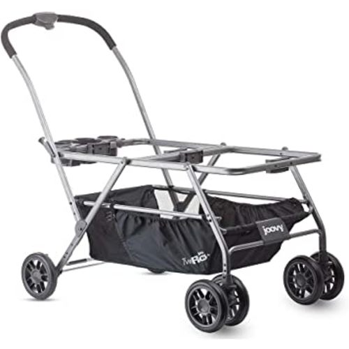 Joovy Twin Roo Car Seat Stroller, Holds 2 Car Seats, Stroller Frame