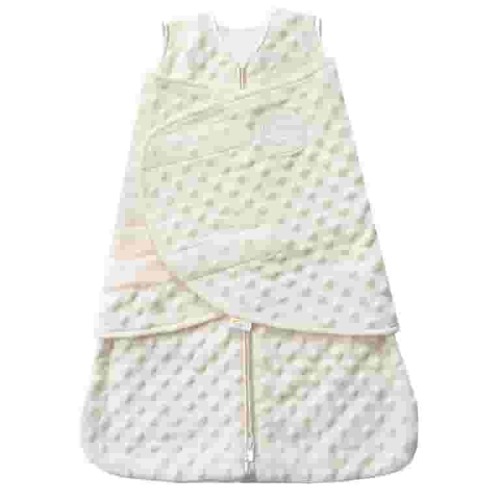 Halo® Sleepsack® Swaddle, Plushy Dot Velboa, Cream, Unisex, Infants, Newborn, 0-3 Months