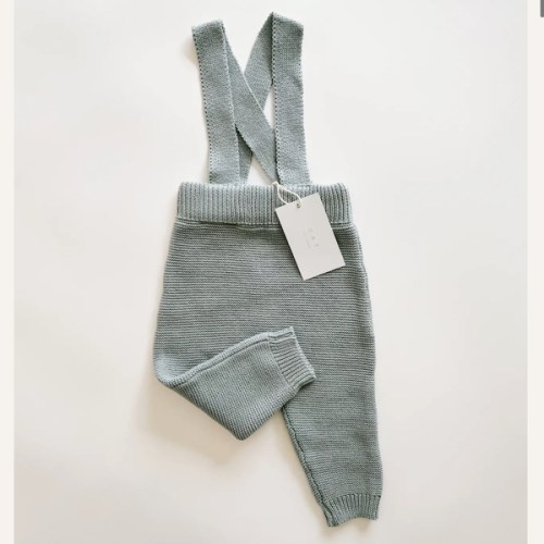'Fog' Knit Suspenders