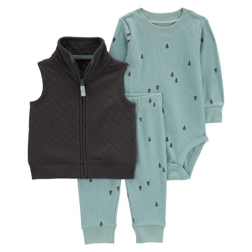 Baby Boy Carter's 3-Piece Quilted Little Vest Set