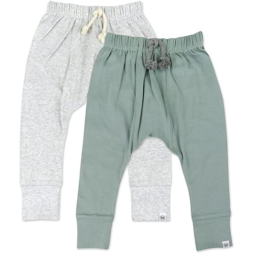 HonestBaby Honest Pants Joggers Pull on 100% Organic Cotton for Infant Baby and Toddler, Boys, Girls, Unisex