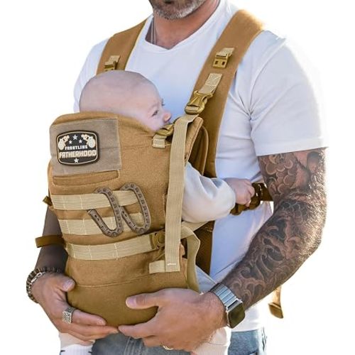 Dad Baby Carrier for Dad, Men Baby Carrier for Men, Sunshade & Waist Strap