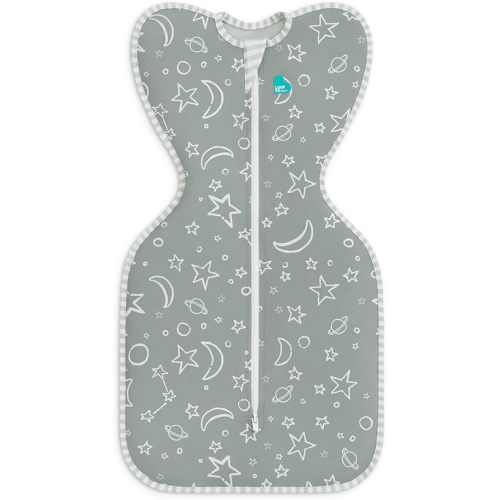 Love To Dream Swaddle UP, Silky-Lux 1.0 TOG, Super Soft, Luxurious 100% Viscose from Bamboo, Allow Baby to Sleep in Their Preferred Arms Up Position, Snug Fit Calms Moro Reflex, 13-19 lbs, Olive