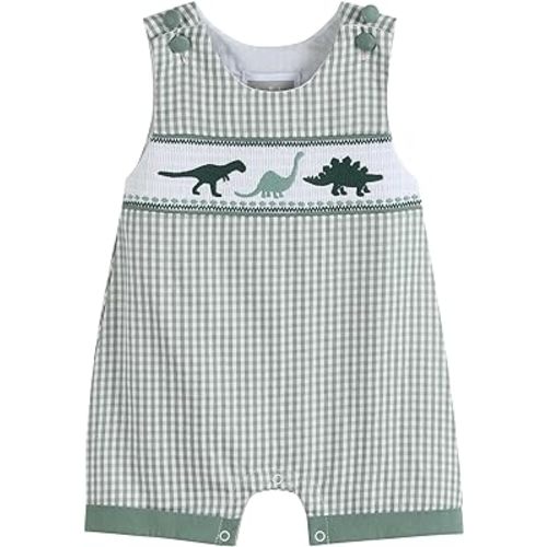 Baby Boys and Toddler Smocked Shortalls