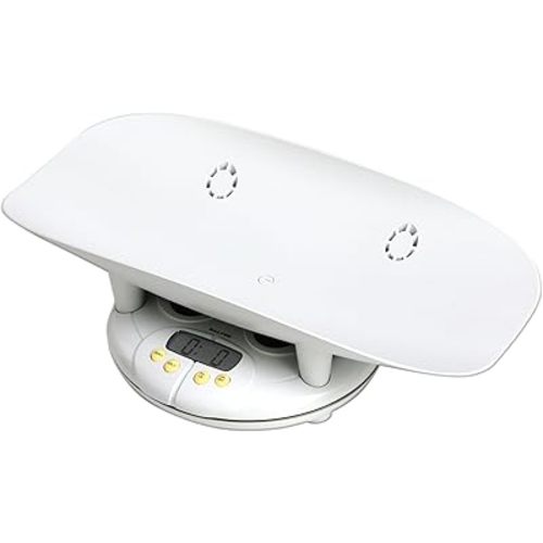 Baby, Toddler, Pet Scale, Perfect Readings for Before and After Feedings and Parents and Breeders, 3-in-1 Function, Designed for Infants, Toddlers, and Pets, Hold Button, 44 LB Capacity, White