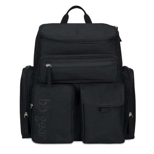 BB Gear Grand Tour Backpack Unisex Diaper Bag Black