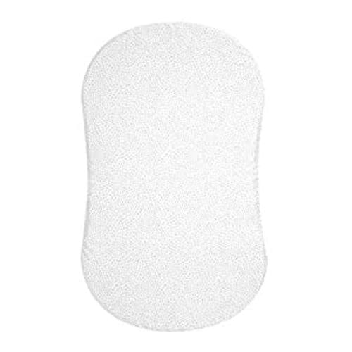 HALO Bassinest Fitted Sheet – Soft Fitted Bassinet Sheet for Baby – 30” x 16” Pre-Shrunk 100% Cotton Crib Sheet – Breathable Bedtime Sheet for Babies, Pebble