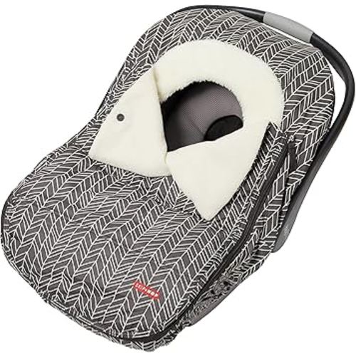 Skip Hop Winter Car Seat Cover, Stroll & Go, Grey Feather