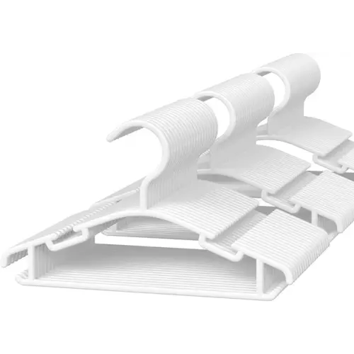 Baby Hangers for Closet - Baby Clothes Hangers 60 Pack Plastic Kids Hangers Clothing Infant Toddler Childrens Hangers White