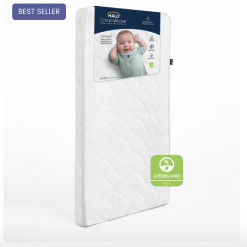 HALO DreamWeave Breathable Crib Mattress