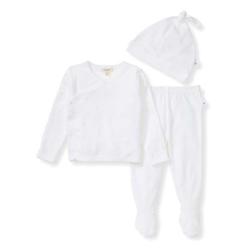 Organic Raised Terry Bee Take Me Home 3 Piece Set - Cloud – Burt's Bees Baby