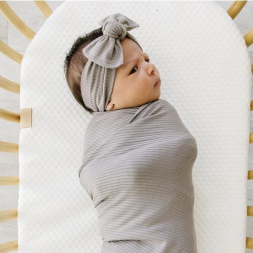 Beau Ribbed Swaddle Blanket