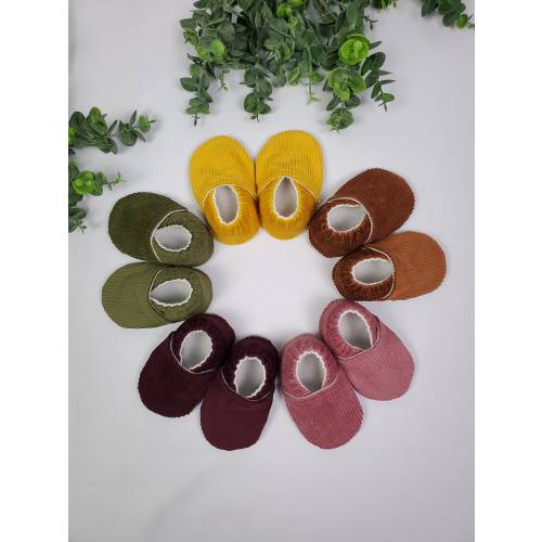 Corduroy Baby Moccasin, Baby Moccasin, Crib Shoes, Soft Shoes, Baby Moccs, Baby Gift, Baby Booties, Corduroy Moccasins, Baby Shower Gift,