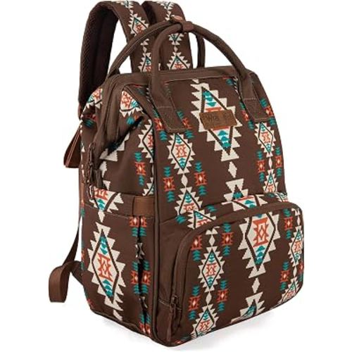 Wrangler Callie Diaper Bag Backpack with Stroller Straps Multifunction Baby Travel Bag WG2204-9110CF