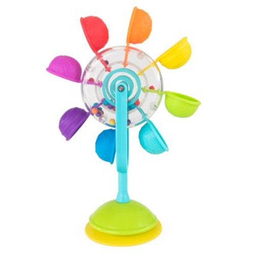 Sassy Whirling Waterfall Suction Plastic Stem Toy for Bath Time 12 Months and Up