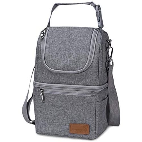 Momcozy Insulated Baby Bottle Bag, Multi-Function Breastmilk Cooler Bag, Fit as Wine Carrier or for Milk Bottles Like Dr. Brown, Comotomo, Philips, Nuk, Lansinoh, etc.