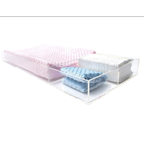 LELLOBABY™ - 6mm Thick Premier Edition Acrylic Diaper Changing Tray PLUS+
