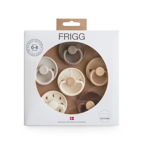 Earthy Wonder FRIGG 6-Pack Pacifiers