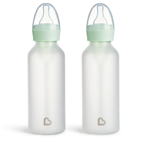Bond™ Silicone Glass Bottle 4oz or 8oz, 2pk | Munchkin