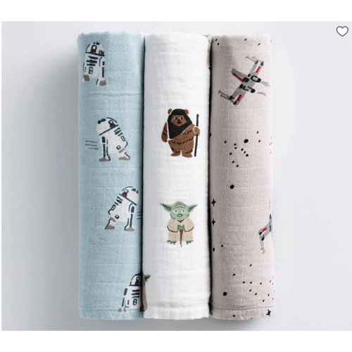 Star Wars™ Organic Muslin Swaddle Set | Pottery Barn Kids