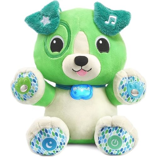 LeapFrog My Pal Scout Smarty Paws, Infant Plush Toy with Personalization, Music and lullabies, Learning Content for Baby to Toddler, English Version