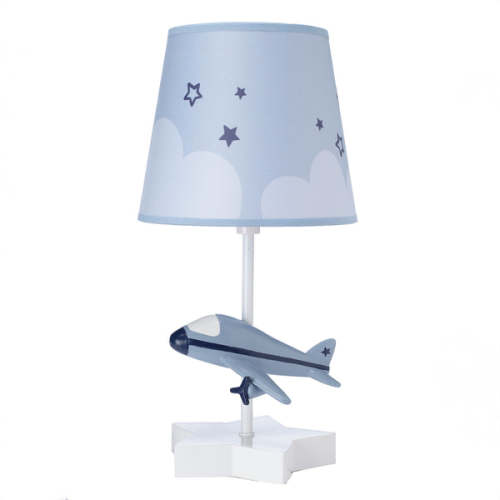 Little Aviator Hand-Painted Airplane Lamp with Shade & Bulb – Lambs & Ivy