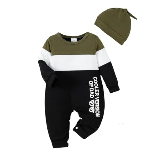 KIMI BEAR Newborn Baby Boy Clothes Fall Winter Cute Infant Outfits Long Sleeve Newborn Baby Romper Hat Bodysuit Jumpsuits