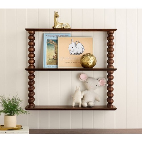 Chris Loves Julia Turned Wood Tiered Shelf (24") | Pottery Barn Kids